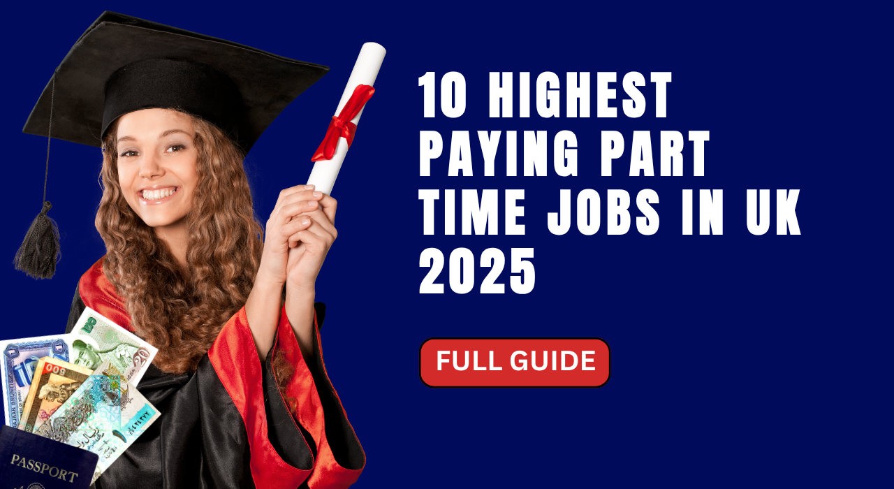 10 Highest Paying Part Time Jobs in UK 2025