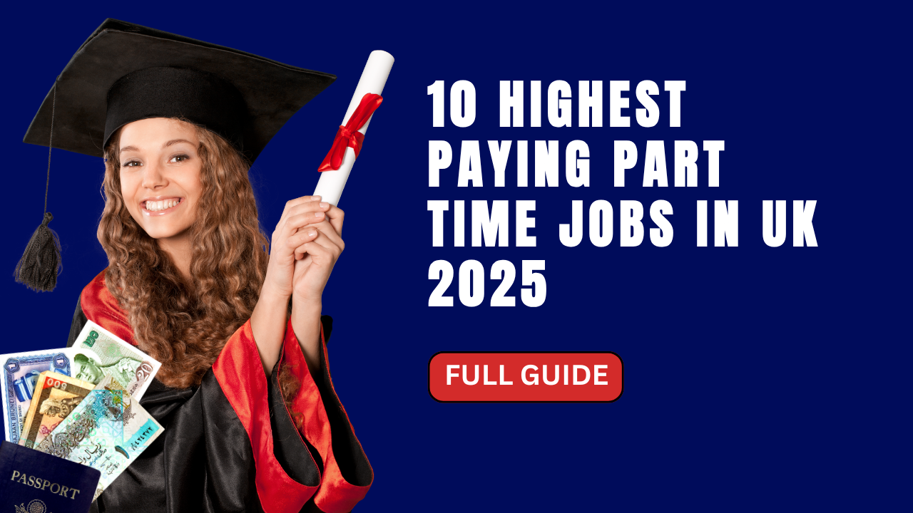 10 Highest Paying Part Time Jobs in The UK 2025